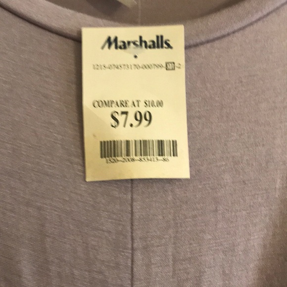 ‼️BOGO Lavender twist front cropped long sleeve T - Picture 5 of 6